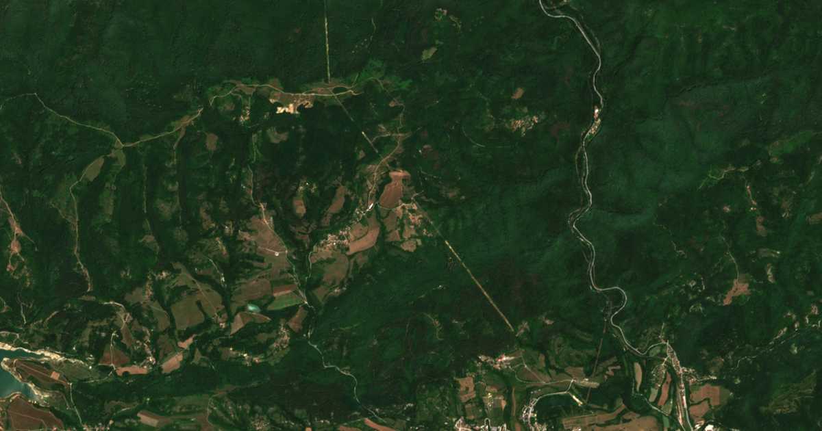 Carte satellite de Tarkasheni