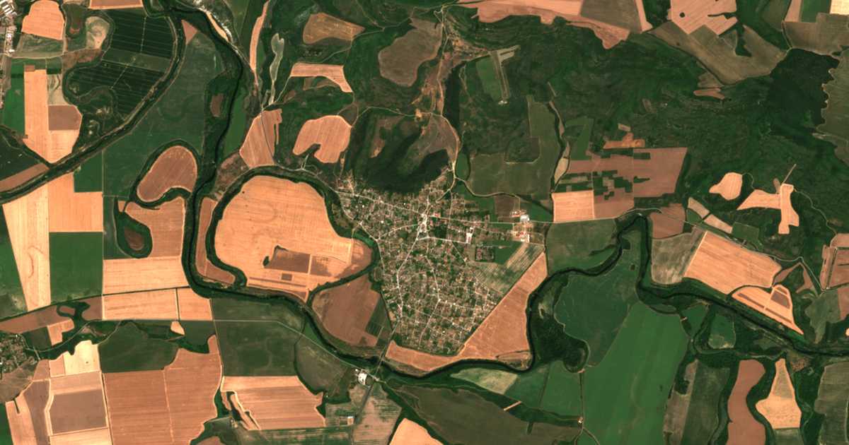 Carte satellite de Draganovo