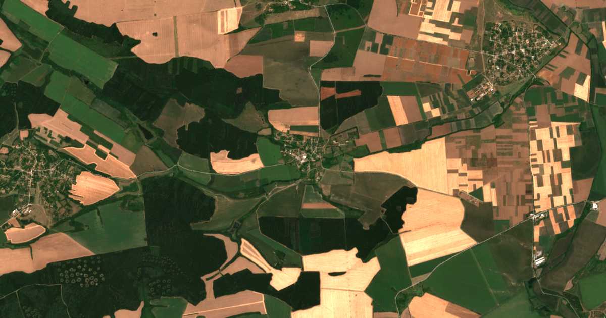 Carte satellite de Paisij
