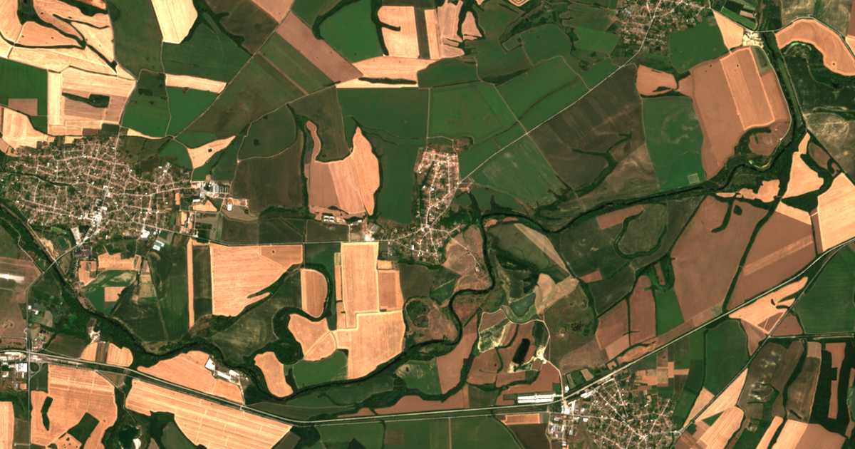 Carte satellite de Pisarevo