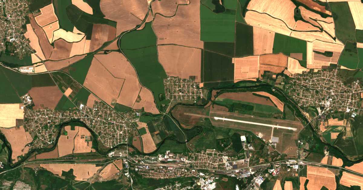 Carte satellite de Pravda