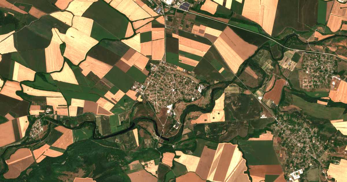 Carte satellite de Bjala Čerkva