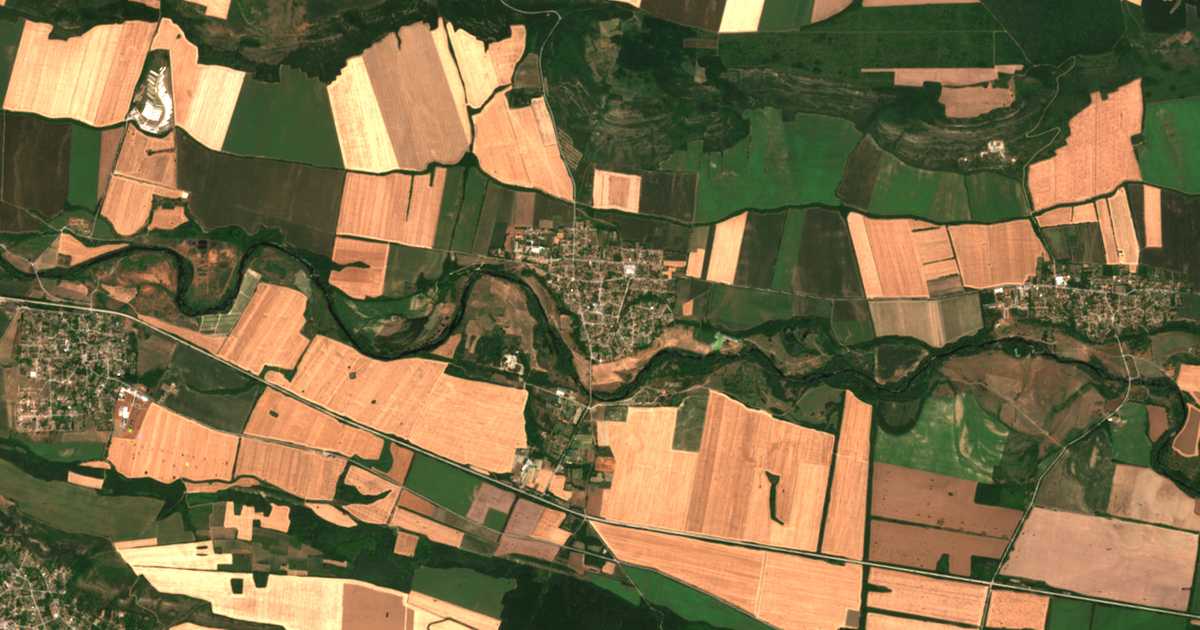 Carte satellite de Lesicheri