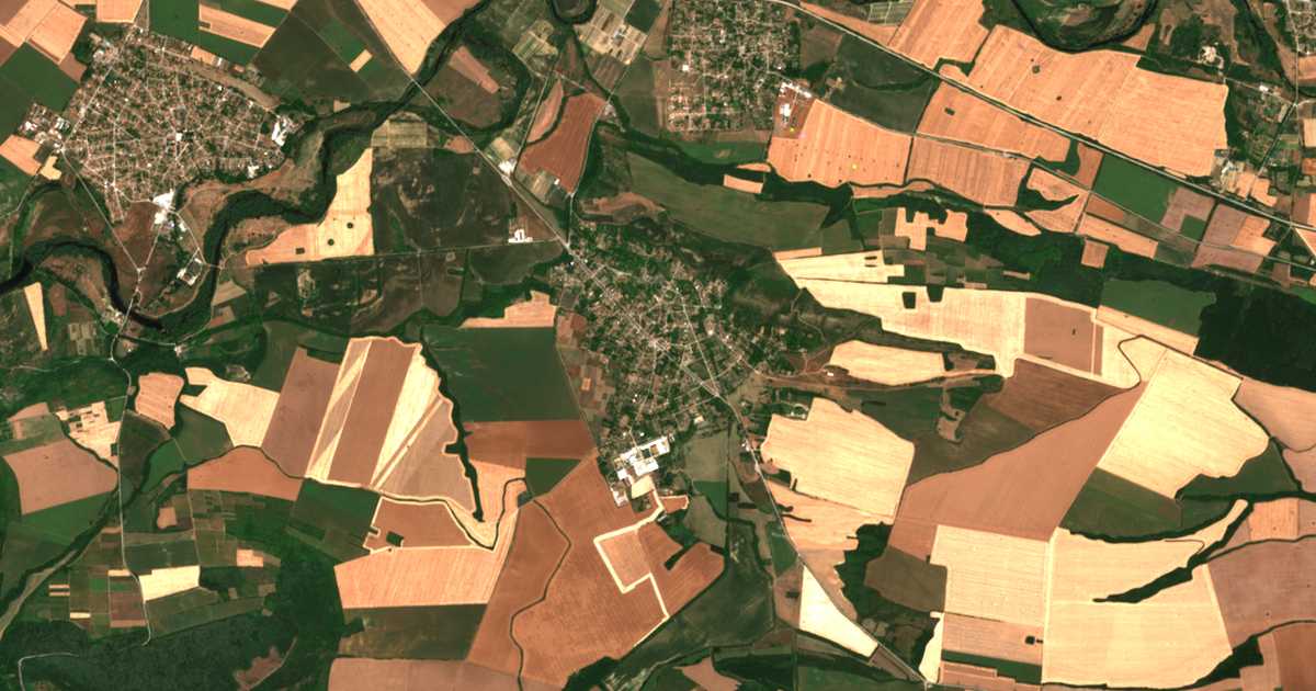 Carte satellite de Mihaltsi