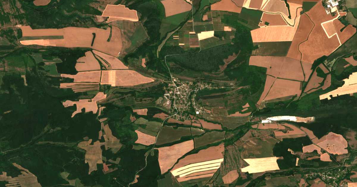 Carte satellite de Vichovgrad