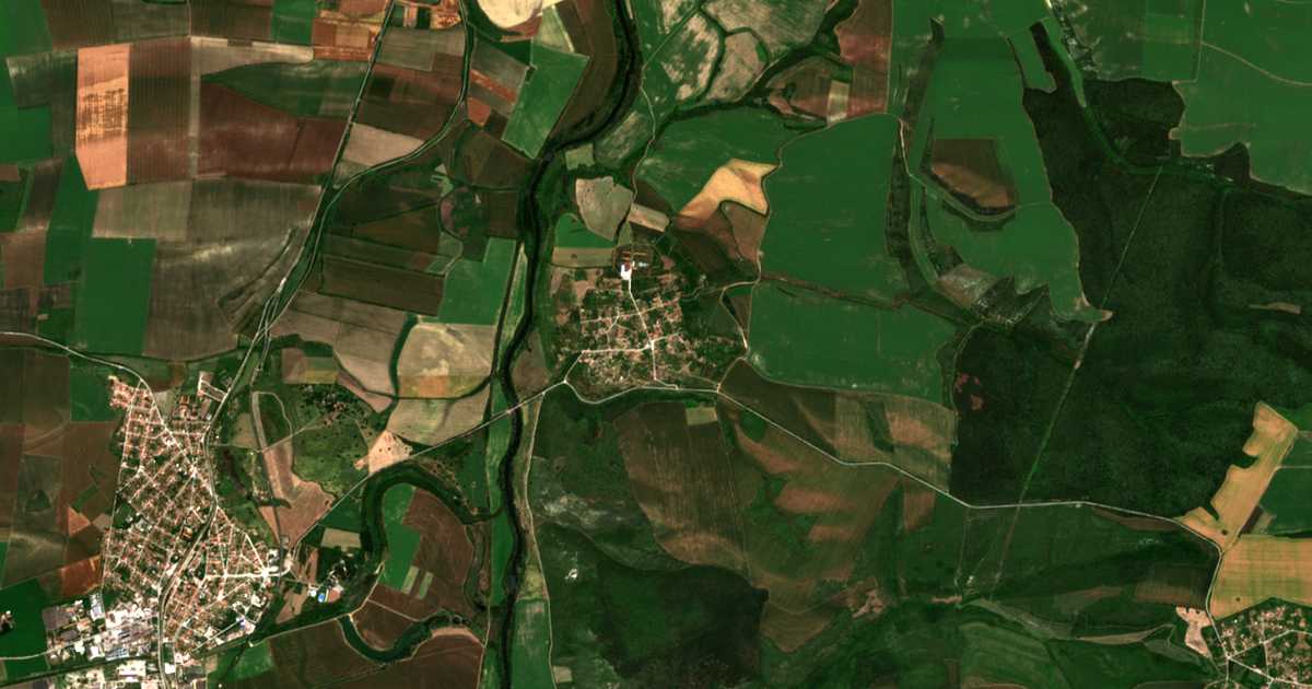 Carte satellite de Karantsi