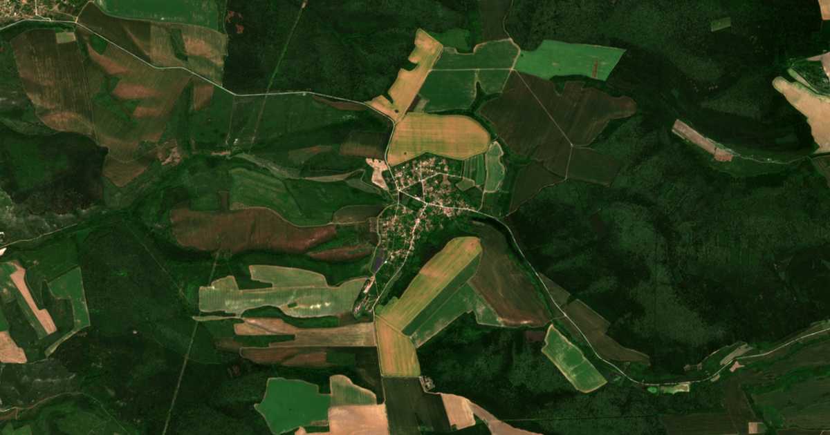 Carte satellite de Orlovets