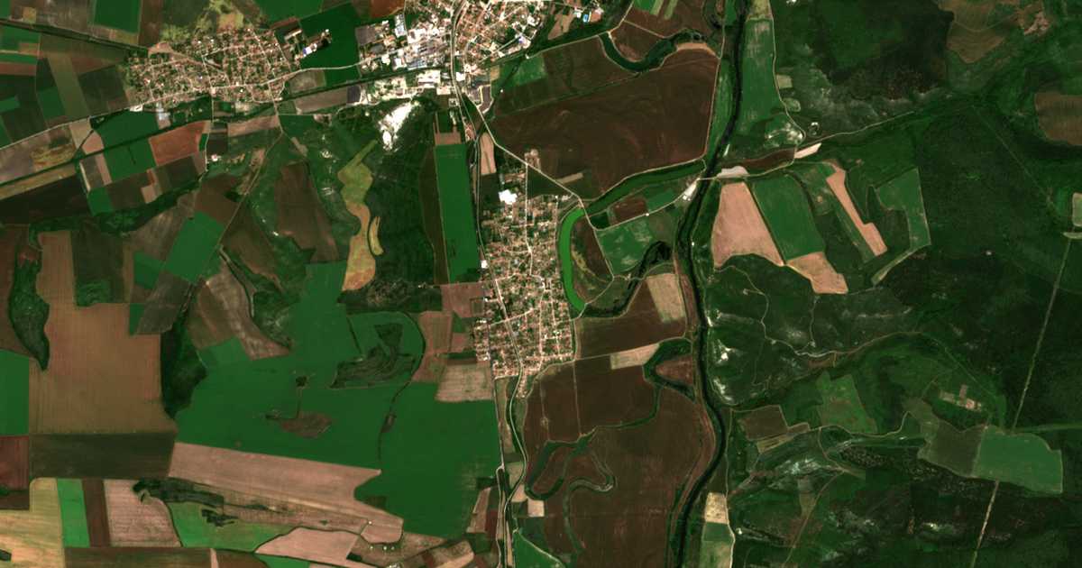 Carte satellite de Radanovo