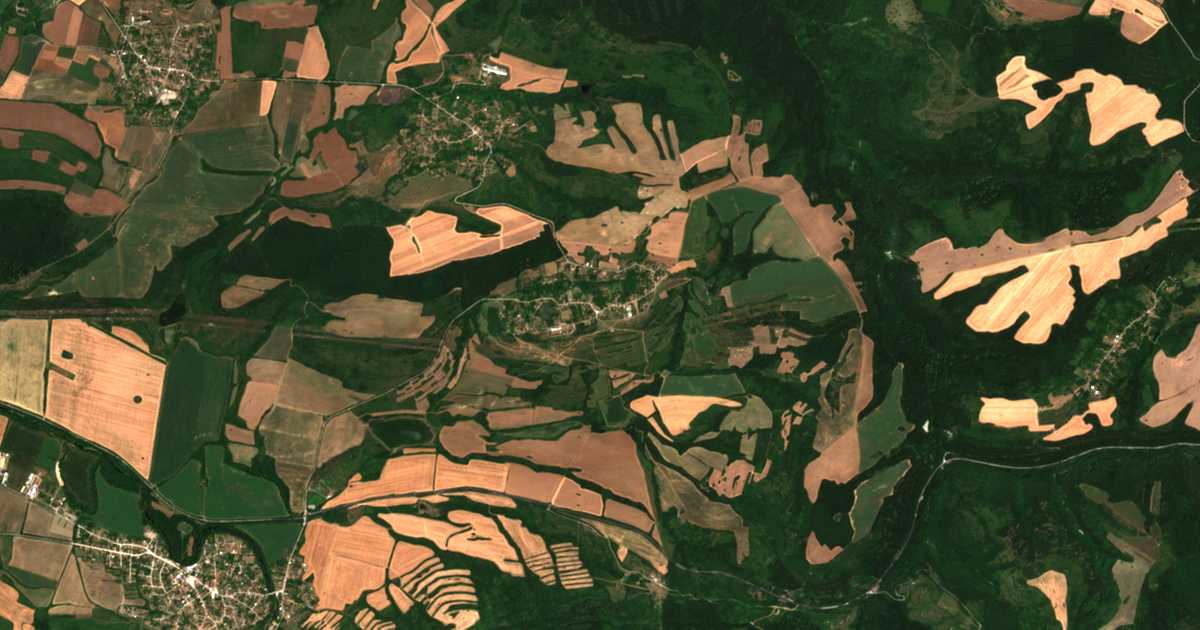 Carte satellite de Balkanci