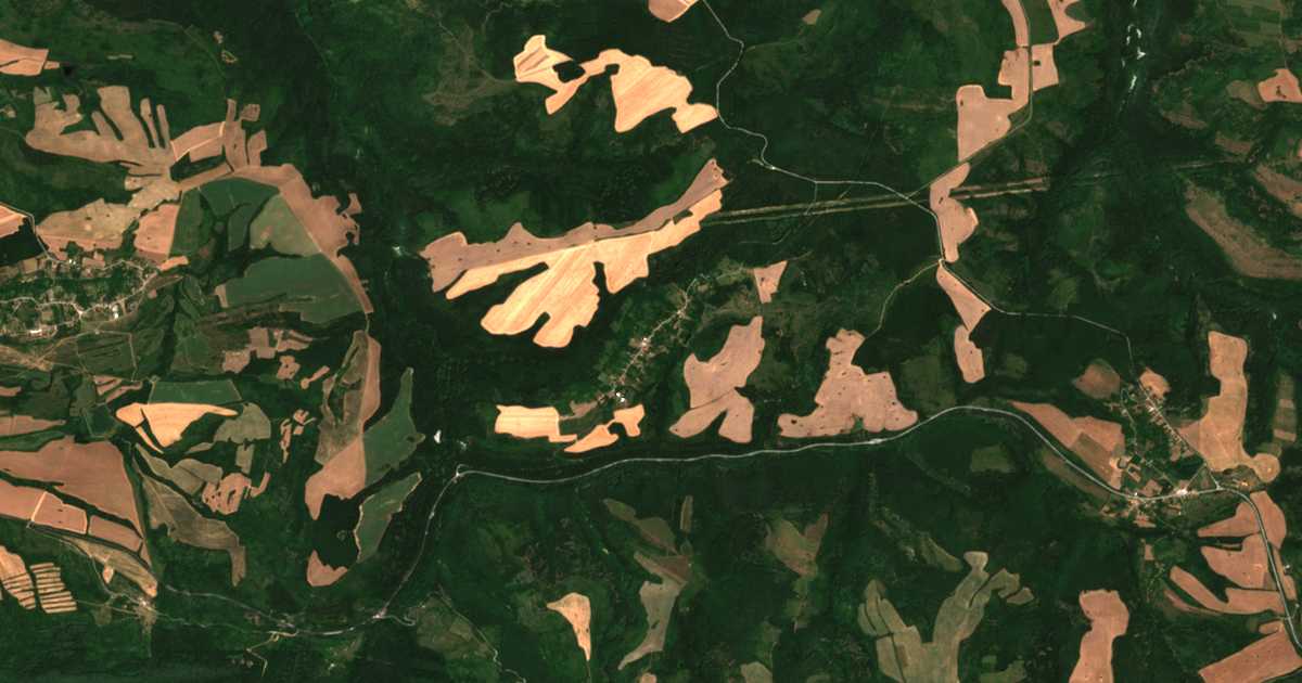 Carte satellite de Kavlak