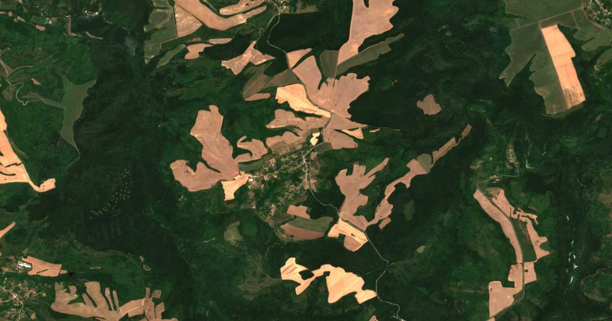 Carte satellite de Novo Gradište