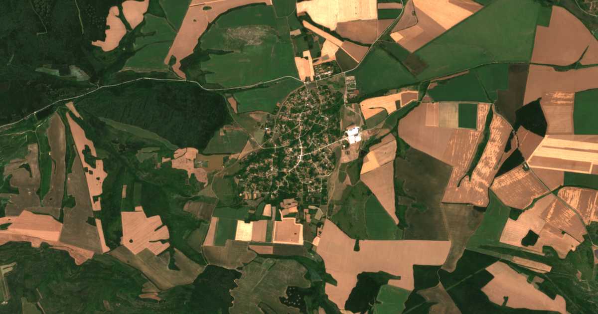 Carte satellite de Sušica