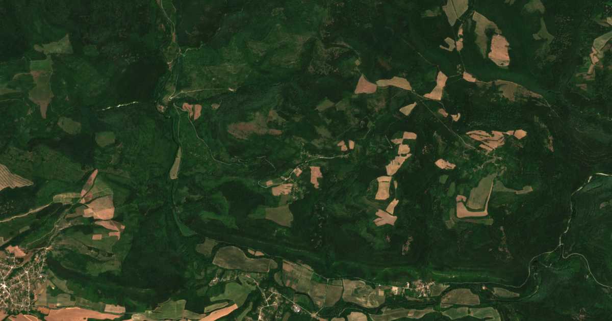 Carte satellite de Temenuga