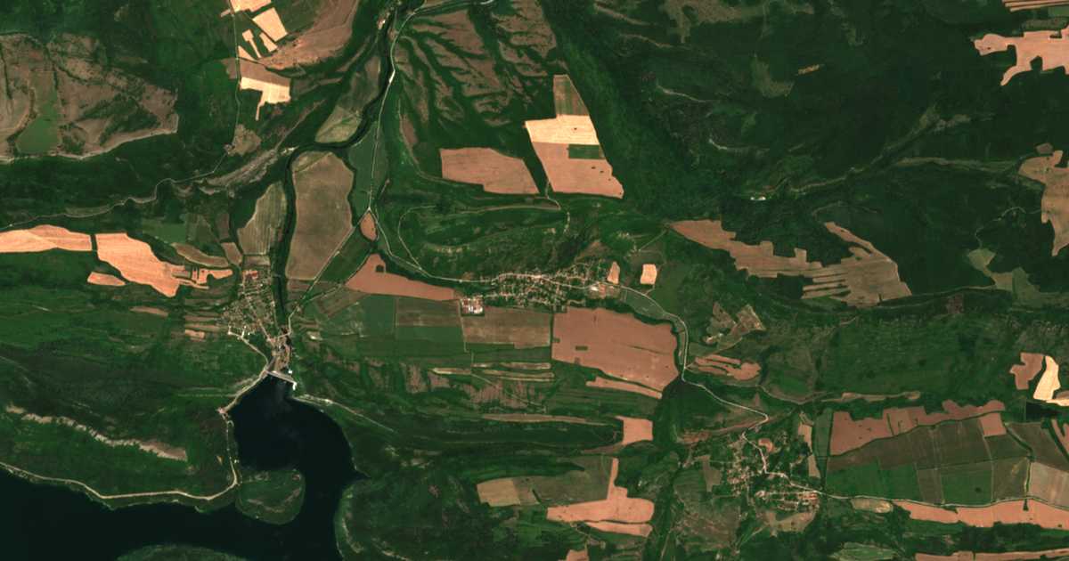 Carte satellite de Bjala Reka