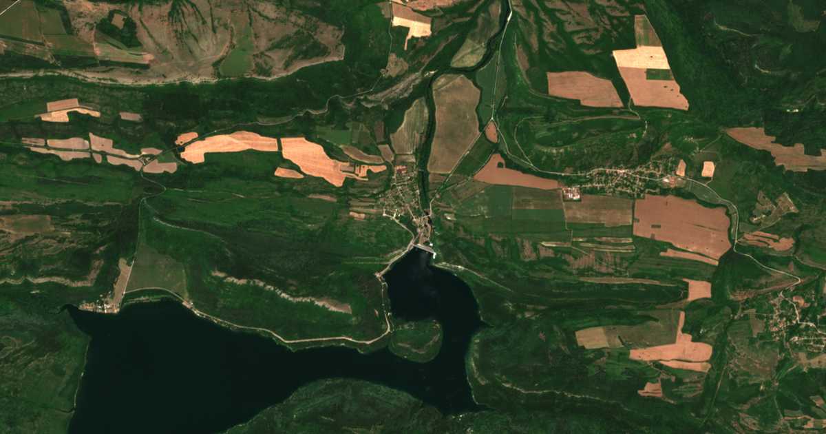 Carte satellite de Gorsko Kosovo