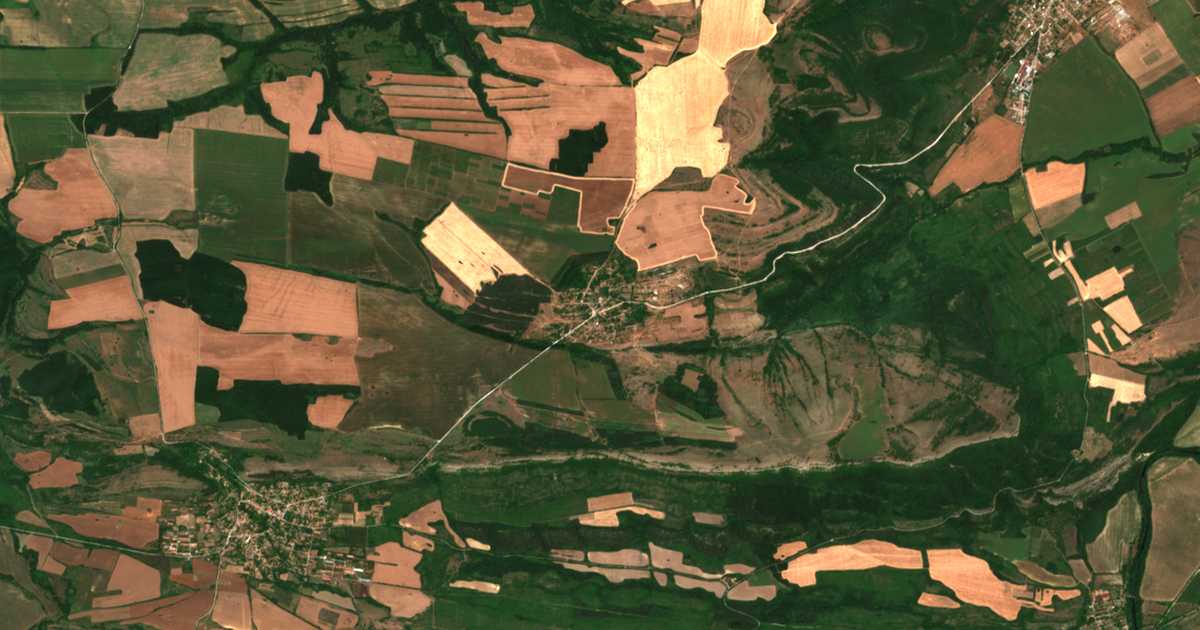 Carte satellite de Koevci