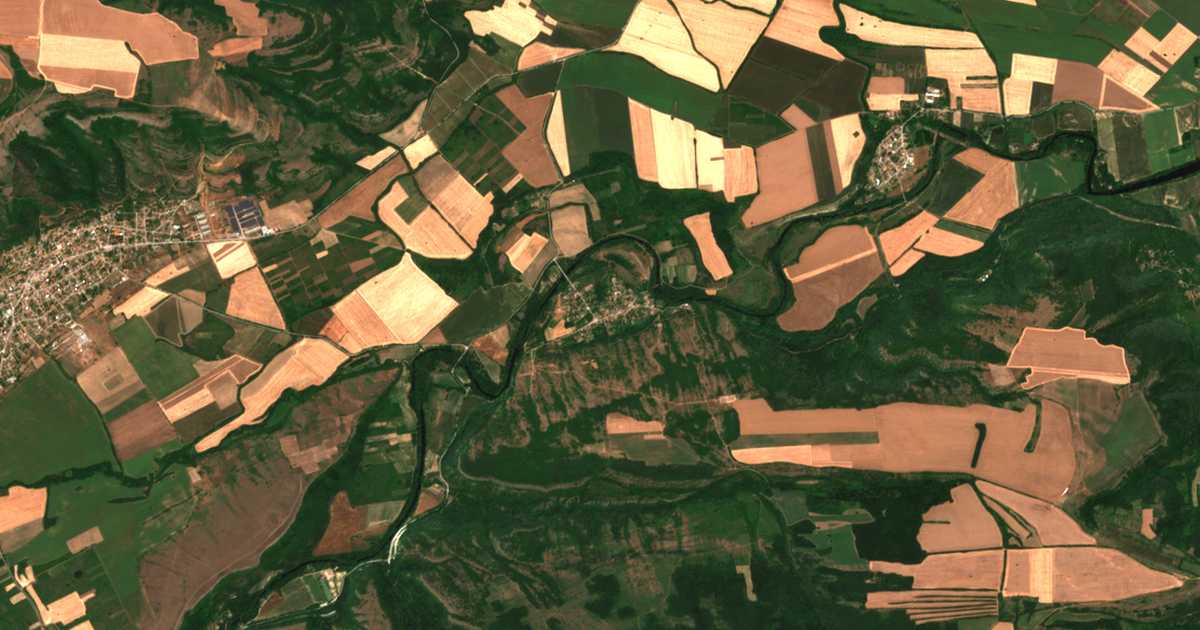 Carte satellite de Krasno Gradište
