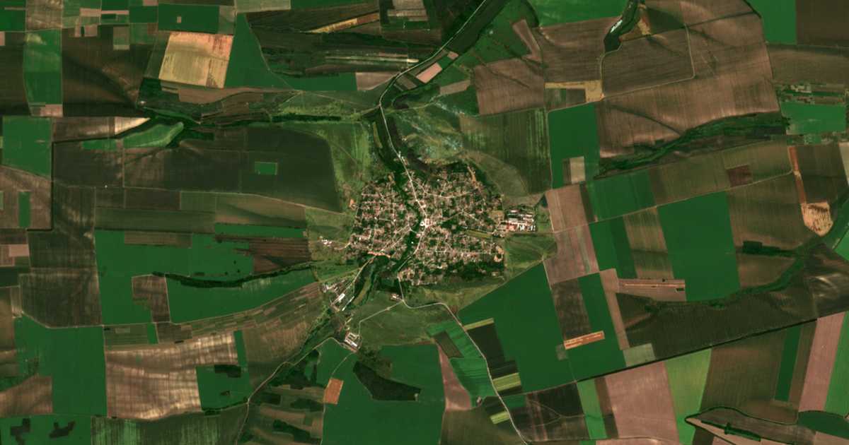 Carte satellite de Kozlovets