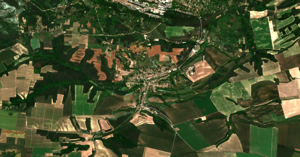 Carte satellite de Tsarevets