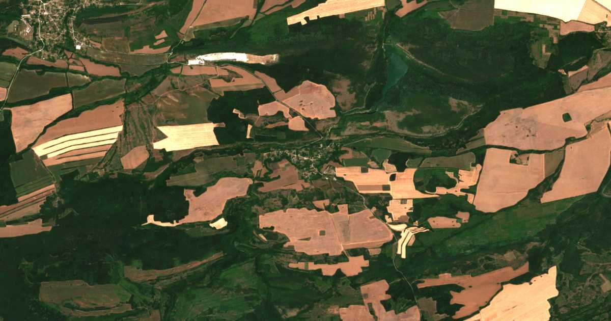 Carte satellite de Emen