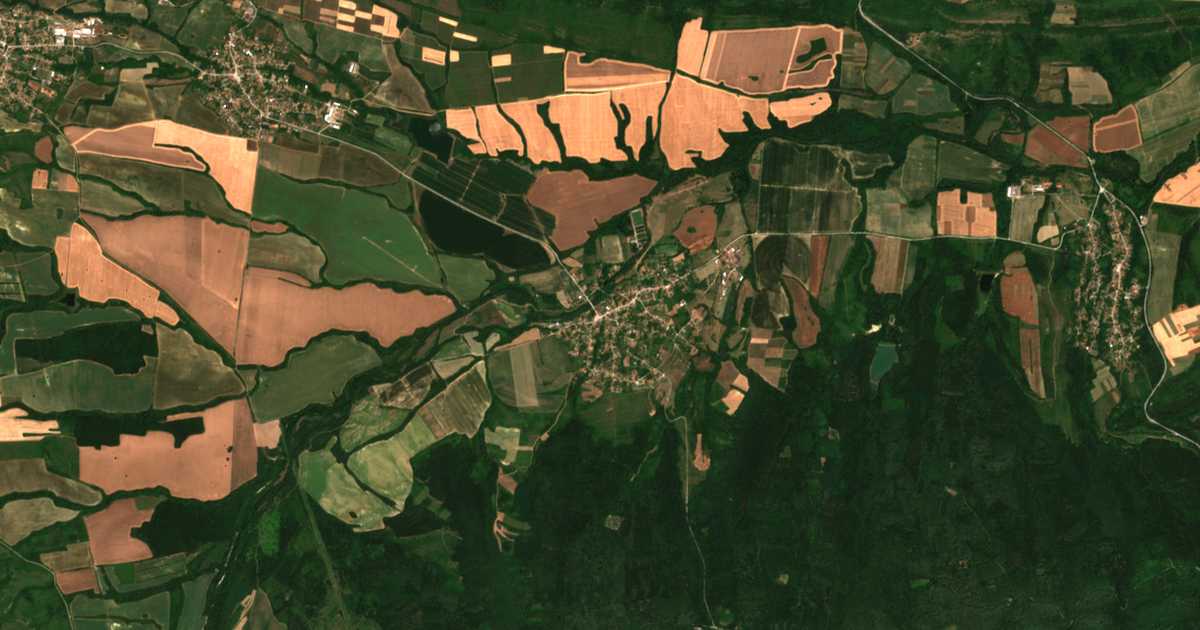Carte satellite de Kǎpinovo