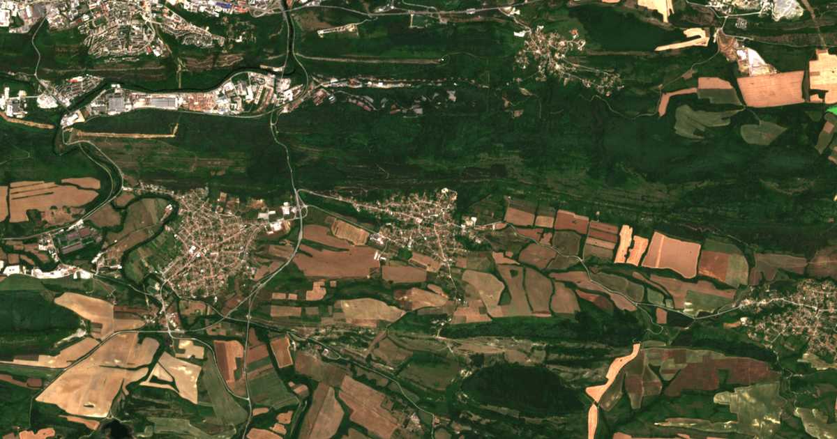 Carte satellite de Prisovo