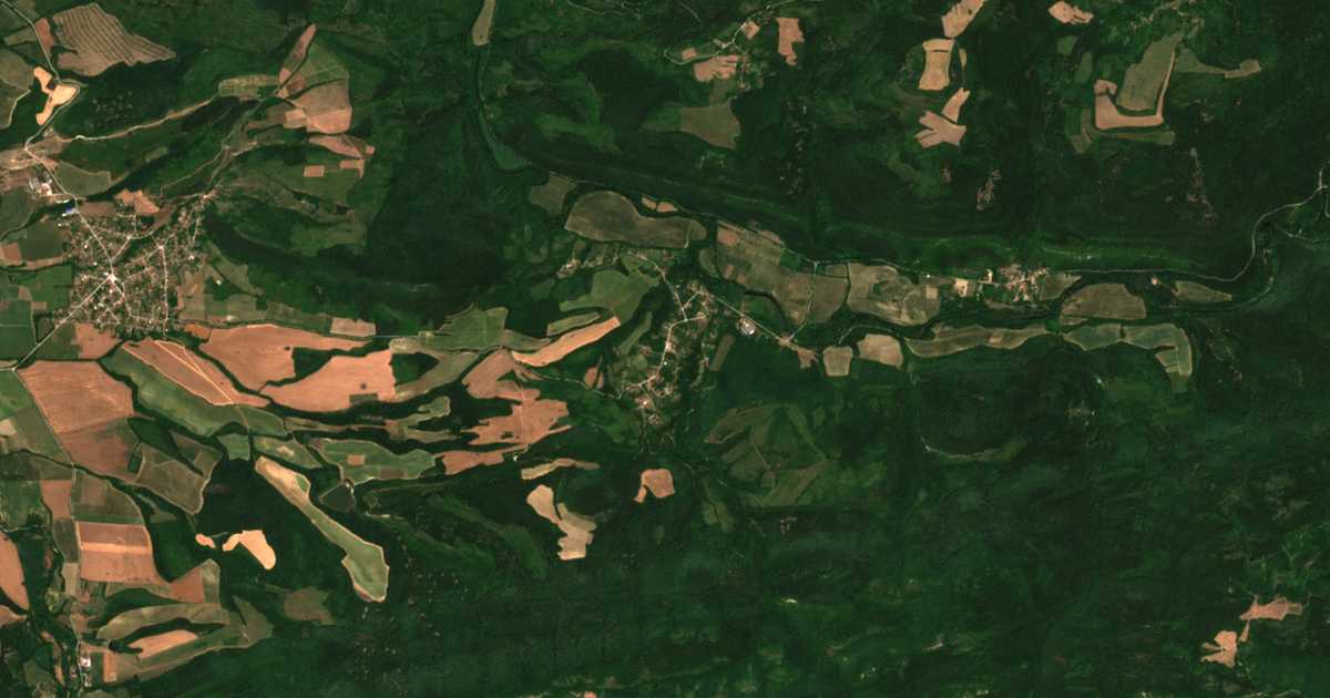 Carte satellite de Slivovica