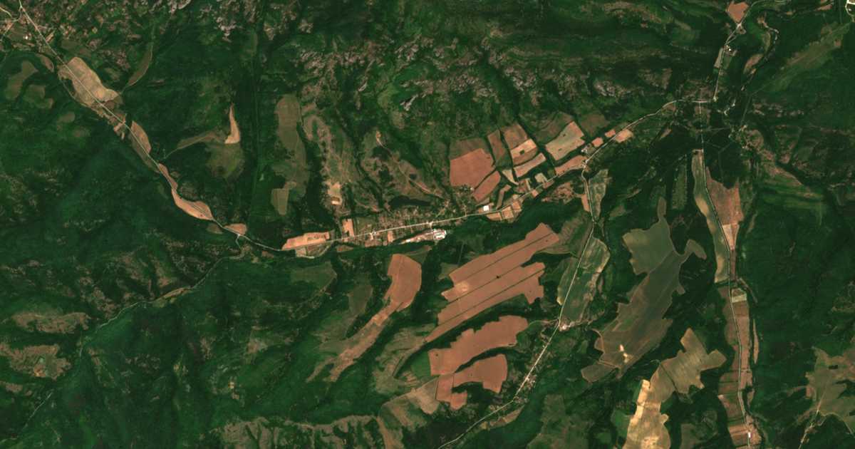 Carte satellite de Borovitsa