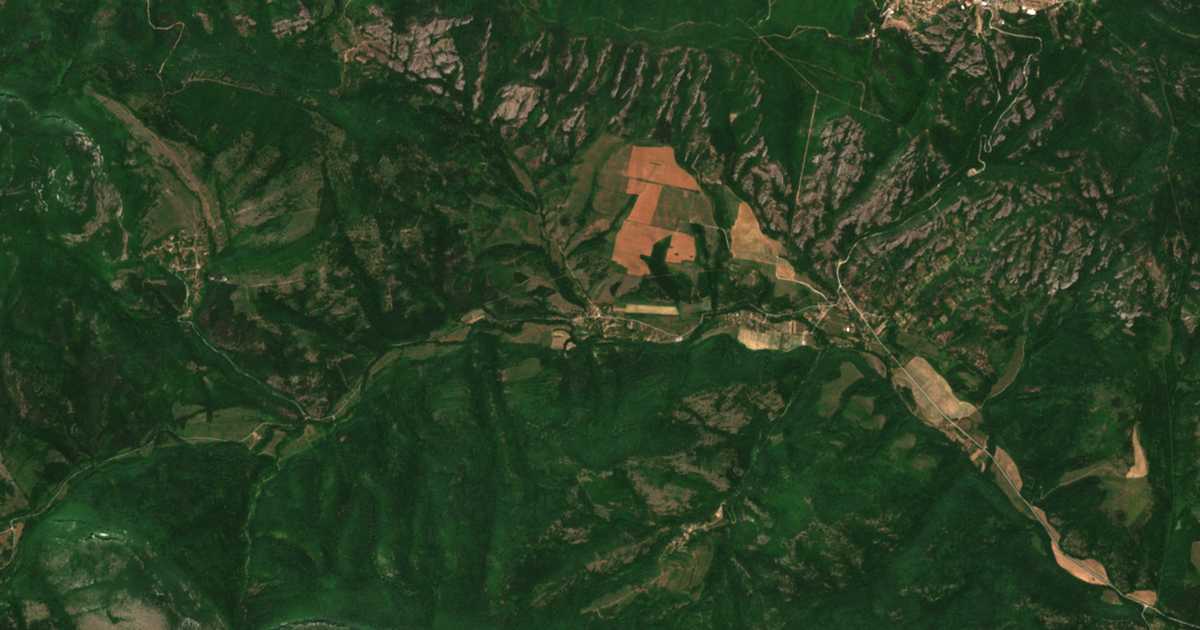 Carte satellite de Čiflik