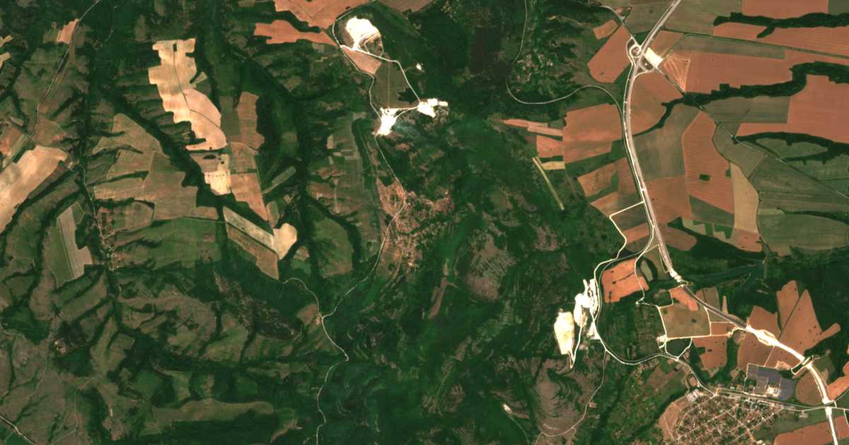 Carte satellite de Granitovo