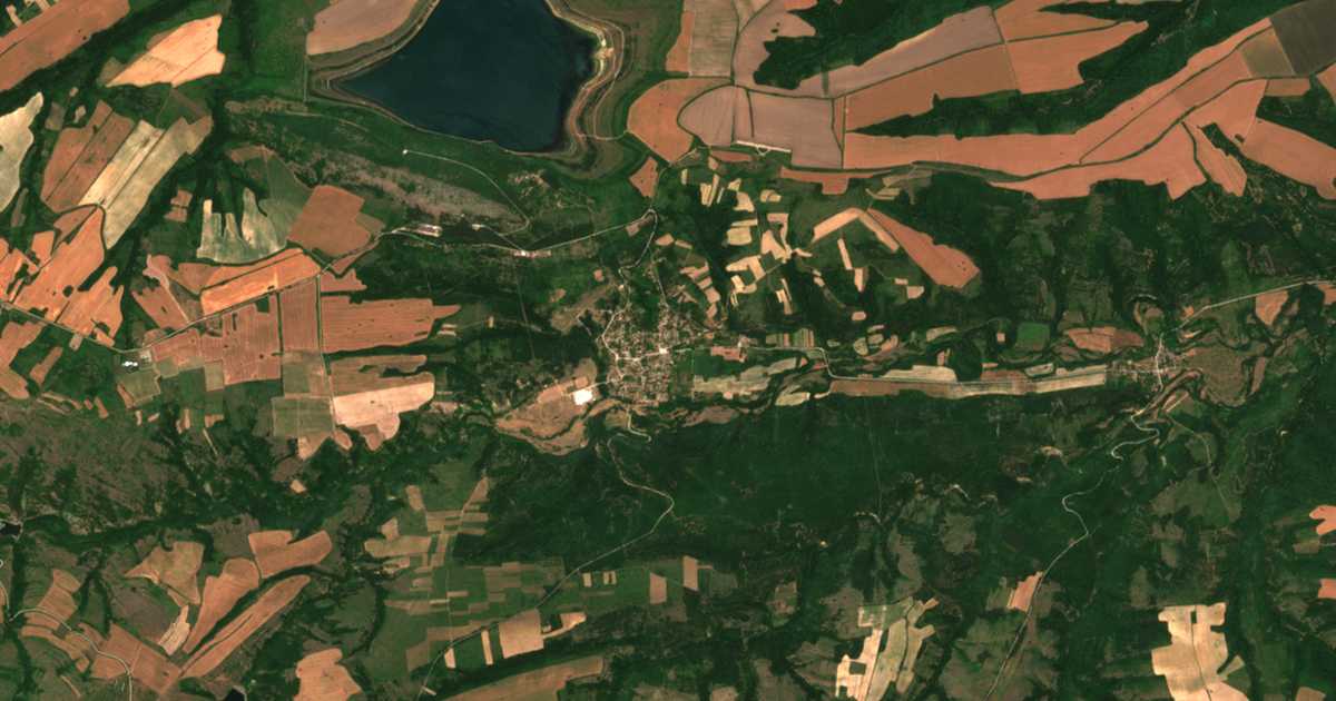Carte satellite de Rabisha