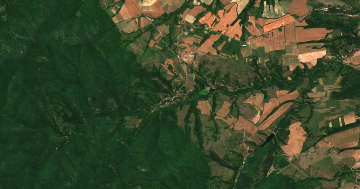 Carte satellite de Rajanovci