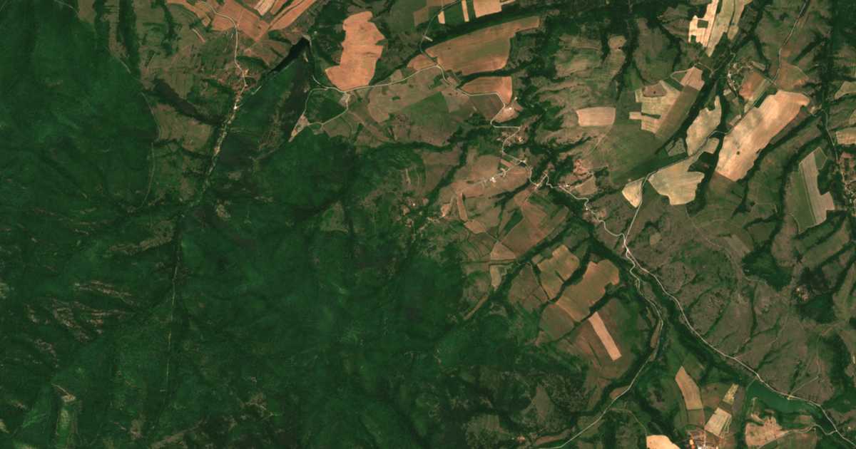 Carte satellite de Struindol