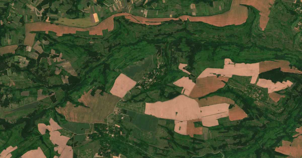 Carte satellite de Borilovets