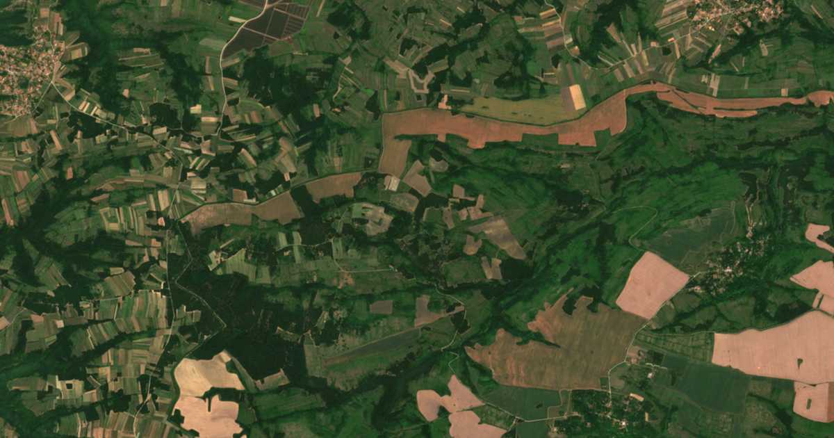 Carte satellite de Gradskovski kolibi