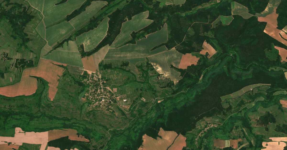 Carte satellite de Kanits