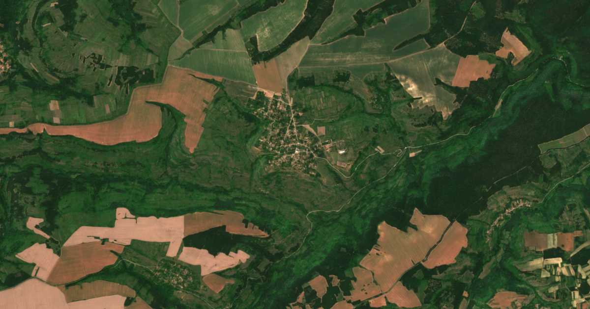 Carte satellite de Rabrovo