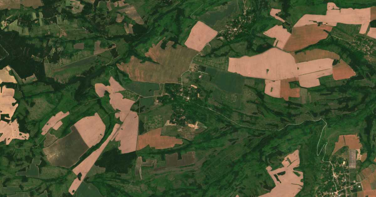 Carte satellite de Shishentsi