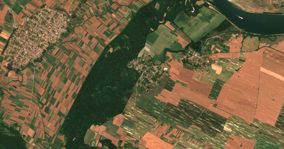 Carte satellite de Baleï