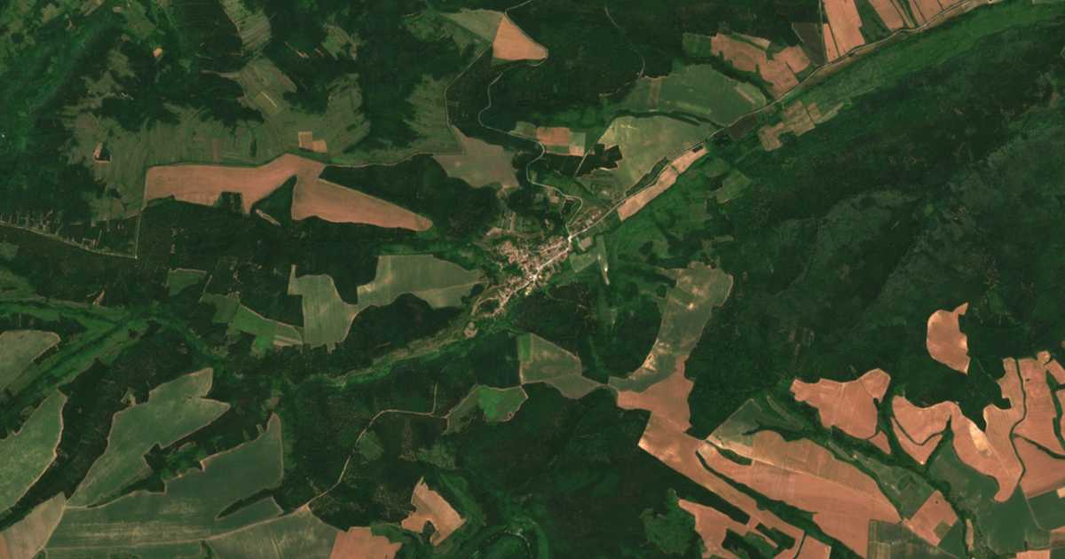 Carte satellite de Deleyna