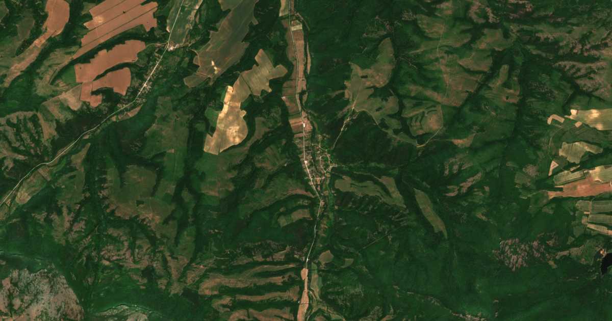 Carte satellite de Sredogriv