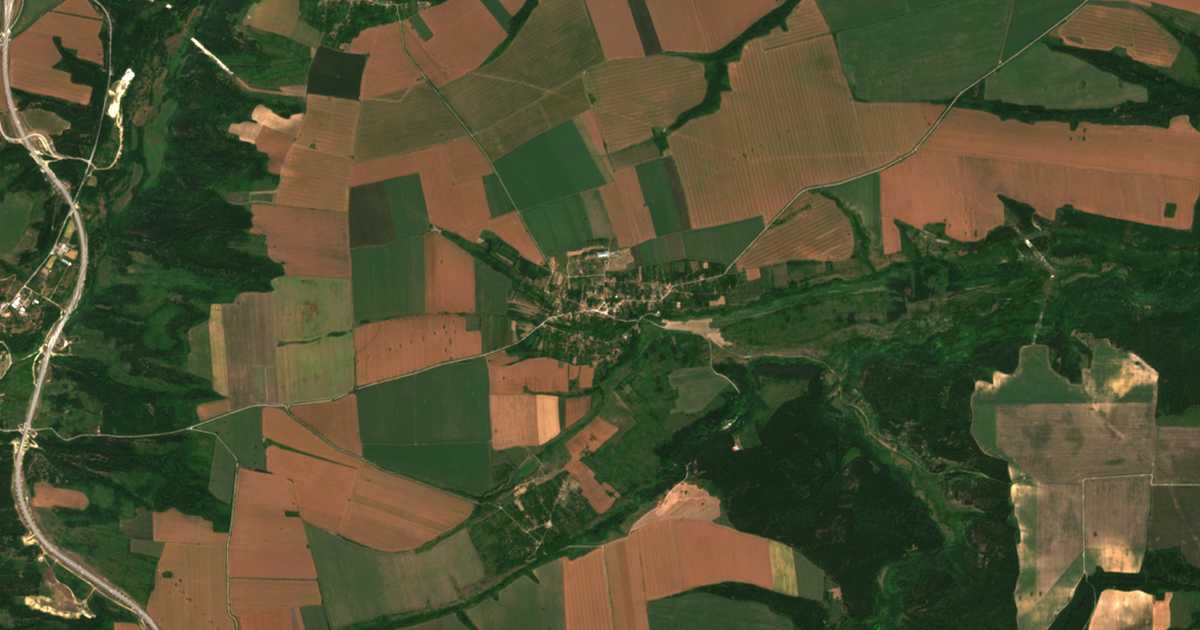 Carte satellite de Izvor