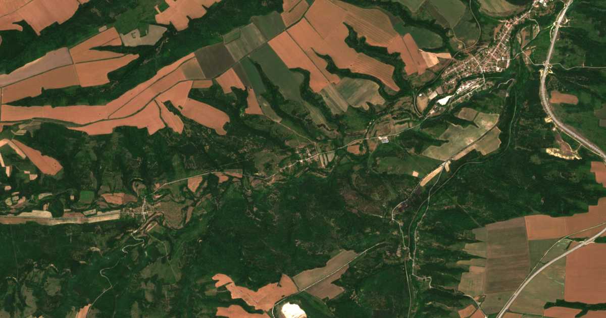 Carte satellite de Ostrokaptsi