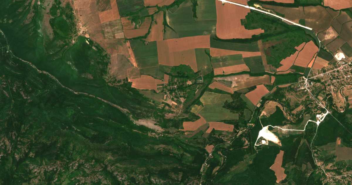 Carte satellite de Varbovchets