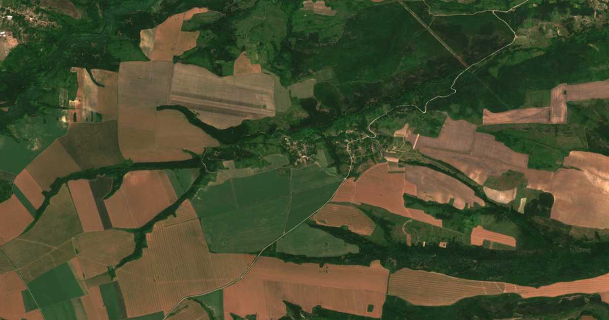 Carte satellite de Vladichentsi