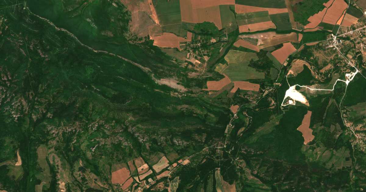 Carte satellite de Janjovec