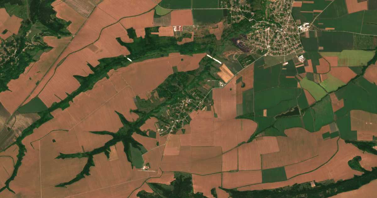 Carte satellite de Toshevtsi