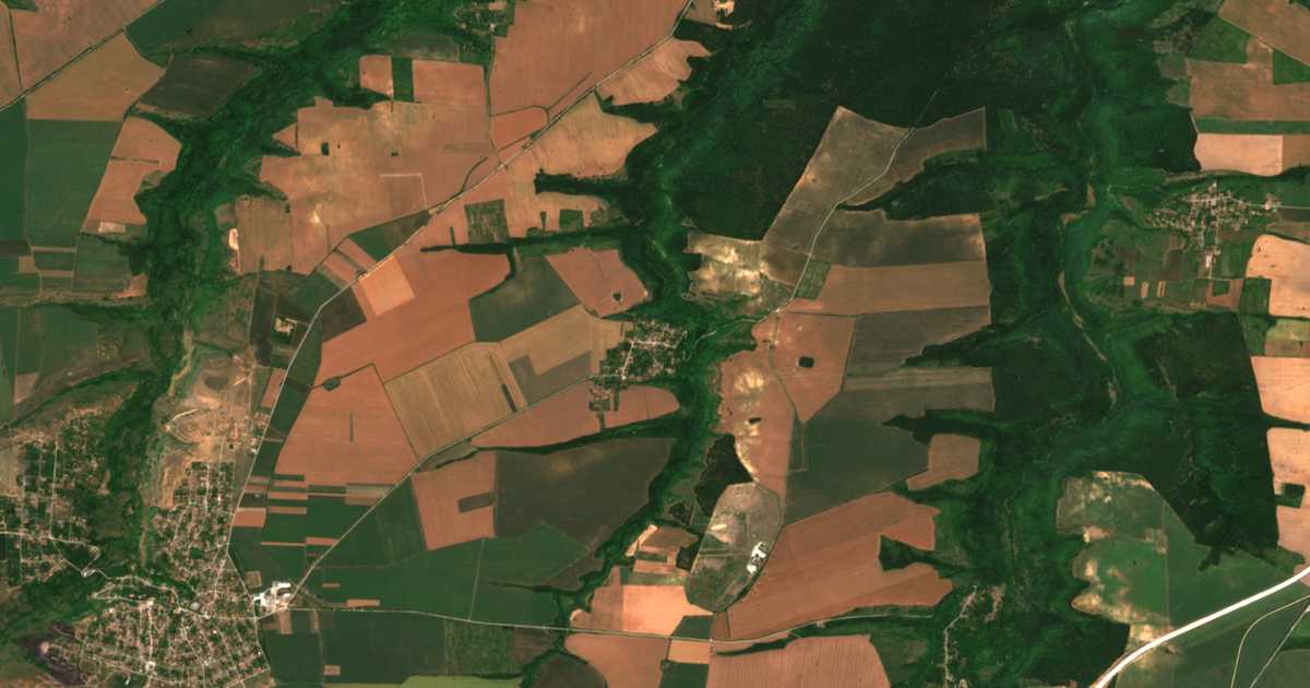 Carte satellite de Vodna