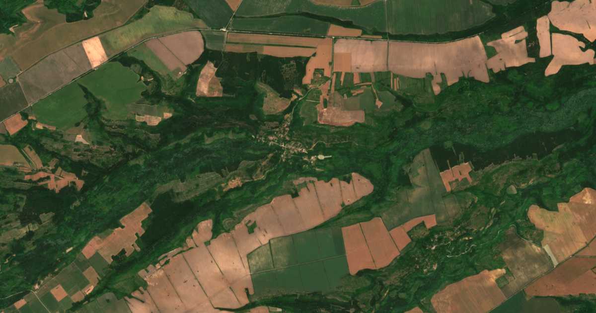 Carte satellite de Chichil