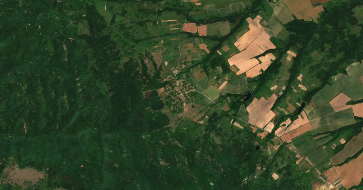 Carte satellite de Kireevo